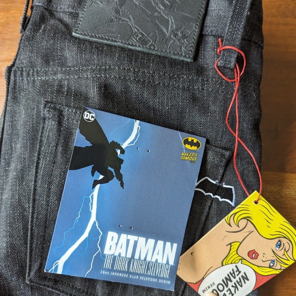 Naked & Famous X Batman The Dark Knight Slevedge Limited Edition - Super Guy 33
